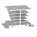 Радиатор OptiRel SSR-1-RA2 для твердотельного реле однофазного Радиатор OptiRel SSR-1-RA2 для твердотельного реле однофазного