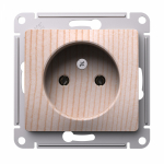 Розетка 1гн без З/К с/у сосна механизм 16А Glossa Systeme Electric  (1/20)