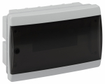 Корпус пластиковый встраиваемый ЭРА COMFORT ЩРВ-П-12 IP40 прозрачная крышка белый