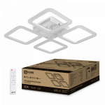 Светильник светодиодный ELEGANT ARIS-W 60Вт 230В 3000-6500K 4700Лм 450х450х75мм c пультом ДУ белый IN HOME Светильник светодиодный ELEGANT ARIS-W 60Вт 230В 3000-6500K 4700Лм 450х450х75мм c пультом ДУ белый IN HOME