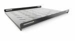 Hyperline TSH3L-650-RAL7035 Полка стационарная, глубина 650 мм, с боковым креплением, нагрузка до 20 кг, для шкафов серии TTB, TTR, TTC2, 485х650мм (Ш