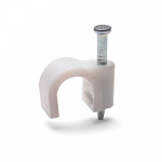 Скоба пластиковая СПК 9 (50шт) (Fortisflex)