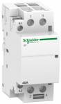 Модульный контактор для распределительного щита 40А 250В напряжение управления 220В 2НО 6000Вт 2400ВА Schneider Electric Acti9/Multi9
