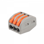 Клемма монтажная СМК PTC-3P 222-413 450V 32A 0,08-2,5(4.0)mm2 /50шт./Jazzway