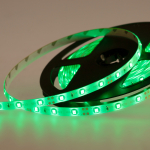 LED лента силикон, 8мм, IP65, SMD 3528, 60 LED/m, 12V, зеленая Neon-Night (1/1/50)