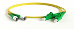 Hyperline FC-D2-9-FC/AR-LC/AR-H-15M-LSZH-YL Патч-корд волоконно-оптический (шнур) SM 9/125 (OS2), FC/APC-LC/APC, 2.0 мм, duplex, LSZH, 15 м