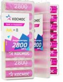 Аккумулятор КОСМОС R6 2800mAh Ni-Mh 8 шт в боксе