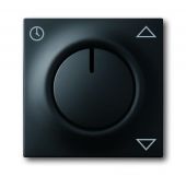 Кнопка поворотная для жалюзийного выкл. символ «стрелки» пластик черный матовая IP20 ABB Impuls