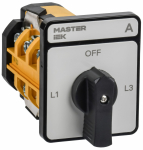 Перекл. кулачк. станд. черн. рук. 63А сх. 98 MASTER IEK Перекл. кулачк. станд. черн. рук. 63А сх. 98 MASTER IEK