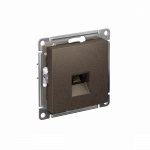 Розетка 1гн комп RJ45 с/у мокко механизм кат.6А AtlasDesign Systeme Electric Розетка 1гн комп RJ45 с/у мокко механизм кат.6А AtlasDesign Systeme Electric