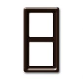 Рамка 2-пост. цвет коричневый глянцевый, пластик горизонт. и вертик., IP44 Allwetter 44 ABB
