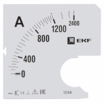 Амперметр щитовой 0-1200 EKF