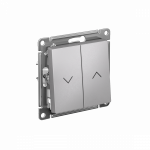 Выключатель управления жалюзи 2кл алюминий AtlasDesign Systeme Electric (1/5) Выключатель управления жалюзи 2кл алюминий AtlasDesign Systeme Electric (1/5)