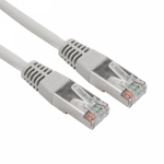 Патч-корд F/UTP REXANT категория 6, RJ45-RJ45, экранированный, 26AWG, LSZH, серый, 1 м