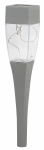 Светильник садовый на солнечной батарее сталь пластик серый 38см SL-SS38-GLOW-2 ЭРА (1/48)