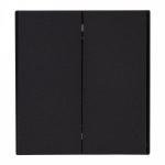 Выключатель 2кл промежуточный с/у антрацит механизм с рамкой MIELE STRONG KRANZ (1/100)