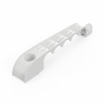 Держатель труб для прямого монтажа односторонний на 5 мест в гофроящике серый d20 (200шт/кор) Промрукав Держатель труб для прямого монтажа односторонний на 5 мест в гофроящике серый d20 (200шт/кор) Промрукав