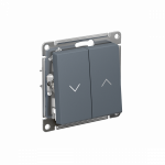 Выключатель управления жалюзи 2кл грифель AtlasDesign Systeme Electric (1/5) Выключатель управления жалюзи 2кл грифель AtlasDesign Systeme Electric (1/5)