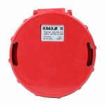 Розетка силовая кабельная переносная 5P 63А 400 в (50+60 гц) красная пластик ip67 КЭАЗ Розетка силовая кабельная переносная 5P 63А 400 в (50+60 гц) красная пластик ip67 КЭАЗ