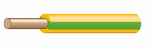 Провод установочныйПуВ (ПВ1) 1х6 желто-зеленый (2,74мм/5,89мм2) ГОСТ (фасовка) Евкабель 0,45 кВ