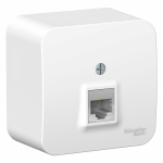 Розетка 1гн комп RJ45 о/у белый изол.пласт. кат.5е IP20 Blanca Systeme Electric (1/12)