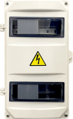 Бокс ЩРН-16мод 366х200х115 пластик с окном IP55 КРЗМИ (1/4)