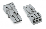 Разъем 3-пол. Код. B 1,50 mm серые WINSTA® MINI special 890-243