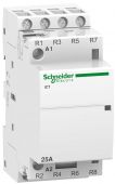 Модульный контактор для распределительного щита 25А 400В напряжение управления 220В 4НЗ 5200Вт 3600ВА Schneider Electric Acti9/Multi9