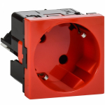 Розетка 45град з/к б/ш б/з красная Розетка 45град з/к б/ш б/з красная