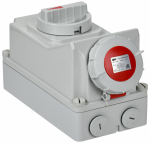 Розетка с мех. блок. ССИ-815 16А-6ч 380В 3P+PE+N IP67 IEK
