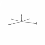 Опора для молниеприемной мачты d3000 мм TDZ Промрукав Опора для молниеприемной мачты d3000 мм TDZ Промрукав