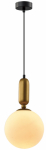 Светильник подвесной (подвес) Rivoli Agnes 4106-201 1 * Е14 40 Вт дизайн потолочный шар