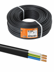 Кабель ВВГ-Пнг(А)-FRLS 3х6 ок(N, PE)-0,66 ГОСТ (100м) TDM