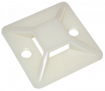 Площадка под кабельную стяжку PCP-SG 30x30-100WH PA6.6 Jazzway (100 шт/уп)