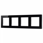 Рамка стеклянная FRM-GLARE-GS-4-BK (Arlight, -)