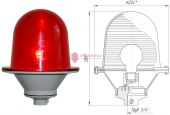 Заградительный огонь «ЗОМ» (75Вт-АВ, поликарбонат, IP65)