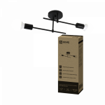 Светильник потолочный под лампу LOFT EASY-2E27-BL 2хЕ27 черный IN HOME