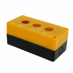 Корпус КП103 для кнопок 3места желтый EKF PROxima (100/1)