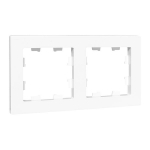 2 - местная рамка, белая, пластик Эпика EKF