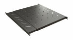 Hyperline TSD3L-0.5U-405/700-RAL9005 Полка c 19   креплением, раздвижная, 0.5U, с регулируемой глубиной установки от 405 мм до 700 мм, нагрузка до 60