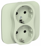 FLITE Роз. 2-я с з/к без з/ш б/к 16А РС12-1-А-ФлП пан. IEK