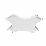 Коннектор питания X-образный Radity белый Белый TRA084CX-11W