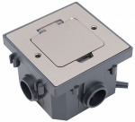 PRIMER Лючок в б/п с коробкой 2 мод. IP44 матов. никель IEK