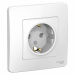 Розетка 1гн с З/К с/у белый 16А Blanca Systeme Electric (1/10)
