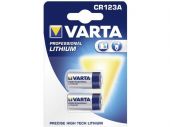 Элемент питания CR123A литиевый бл. 2шт PROFESSIONAL VARTA