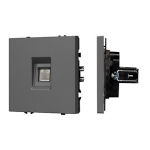 ARL NOBE Розетка компьютерная софт-тач серый базальт SCT-MPC1-SFPL-GR (RJ-45, CAT6) (Arlight, -) ARL NOBE Розетка компьютерная софт-тач серый базальт SCT-MPC1-SFPL-GR (RJ-45, CAT6) (Arlight, -)
