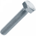 Болт с шестигранной головкой оцинкованный М10х110 (DIN 933) (100 шт/уп) Промрукав Болт с шестигранной головкой оцинкованный М10х110 (DIN 933) (100 шт/уп) Промрукав