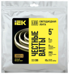 Лента LED 5м COB-312LED 8Вт/м IP65 8мм 24В 3000К IEK Лента LED 5м COB-312LED 8Вт/м IP65 8мм 24В 3000К IEK