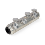 Соединитель болтовой 6СБЕ-185/400 (GPH) с угловым расположением болтов луженый (КВТ) Соединитель болтовой 6СБЕ-185/400 (GPH) с угловым расположением болтов луженый (КВТ)
