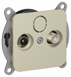 FLITE Роз. 2-я TV+SAT экр. проходная РТВс-2-1-2-ФлШ шам. IEK FLITE Роз. 2-я TV+SAT экр. проходная РТВс-2-1-2-ФлШ шам. IEK